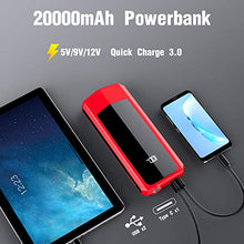Carica l'immagine nel visualizzatore di Gallery, Audew Avviatore di Emergenza Auto 20000mAh Corrente Picco 2000A - Ilgrandebazar