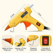 Carica l'immagine nel visualizzatore di Gallery, TOPELEK Pistola per Colla a Caldo, 15W/25W Dual Power Mini ad...