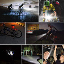 Carica l'immagine nel visualizzatore di Gallery, AMANKA Luce Bici, Luci LED per Bicicletta Ricaricabili USB Impermeabile,...