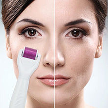 Carica l'immagine nel visualizzatore di Gallery, LIGICKY Kit roll 5-in-1 Micro-ago Derma Roller, 0.5/1.0/1.5/2.0mm in Acciaio... - Ilgrandebazar