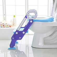 Carica l'immagine nel visualizzatore di Gallery, KEPLIN Riduttore WC per Bambini con Scaletta Pieghevole, Kit Toilette Viola - Ilgrandebazar