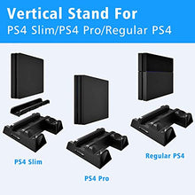 Carica l'immagine nel visualizzatore di Gallery, OIVO PS4 Supporto Verticale con Ventola di Raffreddamento, Stazione di...