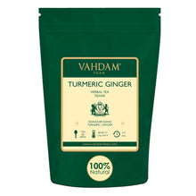 Carica l'immagine nel visualizzatore di Gallery, VAHDAM, Foglia Di Tè Allo Zenzero Curcuma | 200 g (100 Black - Ilgrandebazar