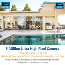 Carica l'immagine nel visualizzatore di Gallery, Jennov - Telecamera di sicurezza wireless 5MP Cam Panoramica A 360 Gradi.