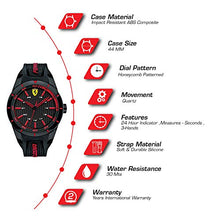 Carica l'immagine nel visualizzatore di Gallery, scuderia Ferrari Orologi da uomo orologio polso Nero - Ilgrandebazar