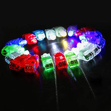 Carica l'immagine nel visualizzatore di Gallery, Kohree 100 pezzi Dita Luci LED Finger Lights Giocattolo di Festa Anelli IT - Ilgrandebazar