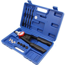 Carica l'immagine nel visualizzatore di Gallery, CCLIFE Pinza rivettatrice professionale con150 rivetti filettati M5 M6 M8... - Ilgrandebazar