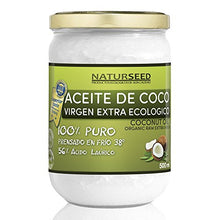 Carica l'immagine nel visualizzatore di Gallery, Naturseed , Olio Di Cocco Extra Vergine da 500 ml , Cibo biologico, GRATIS...