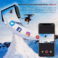 Carica l'immagine nel visualizzatore di Gallery, Campark 4K 20MP Action Cam WiFi Impermeabile 40M con Telecomando e Microfono...