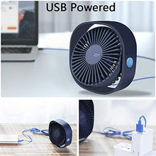 Carica l'immagine nel visualizzatore di Gallery, Ventilatore USB,Cshare Mini Portatile USB con 3 velocità...