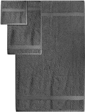 Carica l'immagine nel visualizzatore di Gallery, Utopia Towels - Set di asciugamani a 8 pezzi; 2 da bagno, Grigio - Ilgrandebazar