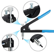 Carica l'immagine nel visualizzatore di Gallery, ESYNiC Kit Rivettatrice Professionale con 86pz Rivetti Blu Con M3-m8 - Ilgrandebazar