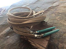 Carica l'immagine nel visualizzatore di Gallery, ★ BOHO HOWLITE CHOKER ★ beige colletto di avvolgimento