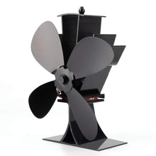 Carica l'immagine nel visualizzatore di Gallery, Locisne Funzionamento silenzioso Mini 4 pale Termocamino Camino Ventilatore... - Ilgrandebazar