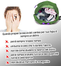 Carica l'immagine nel visualizzatore di Gallery, SweetHoney HoneyBag Buste Trasparenti Sacchetti Set Kit Asilo Porta Vestiti...