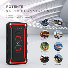 Carica l'immagine nel visualizzatore di Gallery, FLYLINKTECH Avviatore Emergenza per Auto- 1500A 20000mAh