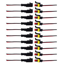 Carica l'immagine nel visualizzatore di Gallery, Satinior 10 Kit 2 Pin Connettore Elettrico Impermeabile Auto Electrical...