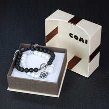 Carica l'immagine nel visualizzatore di Gallery, COAI Coppia di Bracciali della Distanza per Lui e Lei in Onice Alite