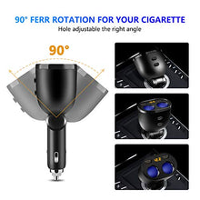 Carica l'immagine nel visualizzatore di Gallery, Rocketek Caricabatteria per Auto, 80W 12V/24V USB Accendisigari Auto CCY16-EU