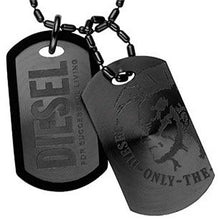 Carica l'immagine nel visualizzatore di Gallery, Diesel Catena con Pendente da Uomo in Acciaio Inossidabile - Ilgrandebazar