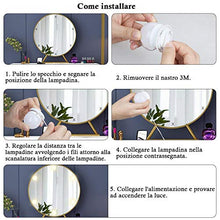 Carica l'immagine nel visualizzatore di Gallery, Anpro Luci Da Specchio - Kit per Stile Hollywood Trucco 6... - Ilgrandebazar