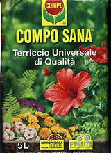 Carica l'immagine nel visualizzatore di Gallery, Compo Sana TERRICCIO Universale di QUALITA' in Confezione da 5 LT