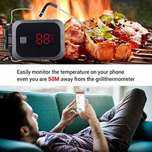 Carica l'immagine nel visualizzatore di Gallery, Inkbird Wireless Bluetooth BBQ termometro Barbecue Thermometer+2 Sensors