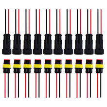 Carica l'immagine nel visualizzatore di Gallery, Satinior 10 Kit 2 Pin Connettore Elettrico Impermeabile Auto Electrical...