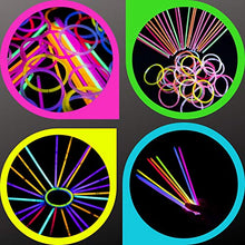Carica l'immagine nel visualizzatore di Gallery, Adelama Braccialetti Luminosi Fluorescenti Fluo per Feste Glowstick Party... - Ilgrandebazar