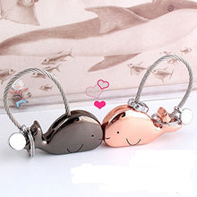 Carica l'immagine nel visualizzatore di Gallery, Joykey Portachiavi Amante 1 Pair balena Forma con Bocca...