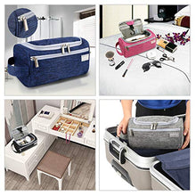 Carica l'immagine nel visualizzatore di Gallery, Eono by Amazon - Beauty Case da Viaggio Appendibile Borsa per Toilette Fucsia