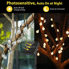 Carica l'immagine nel visualizzatore di Gallery, Catena Luminosa Esterno Solare, Aerb Aggiornato 50 LEDs 30ft Luci da...