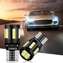 Carica l'immagine nel visualizzatore di Gallery, Anpro 2020 Lampadina a T10 LED per Auto - W5W Led 6000K Luce Bianca Super...