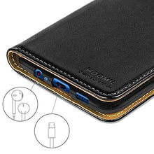 Carica l'immagine nel visualizzatore di Gallery, HOOMIL Cover per Huawei P Smart Z, Flip Case in Pelle PU Premium Nero - Ilgrandebazar