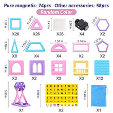 Carica l'immagine nel visualizzatore di Gallery, nicknack Magnetico Costruzione Blocchi Bambini 132 Pezzi Giocattoli...