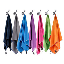 Carica l'immagine nel visualizzatore di Gallery, Syourself microfibra sport e viaggi towel- XL: 183cm x 81cm, 1 Pack, Hot Pink