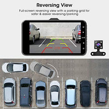 Carica l'immagine nel visualizzatore di Gallery, Dash Cam, Abask Doppia Telecamera per Auto, 4 Pollici FHD 1080P Visione...