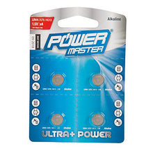 Carica l'immagine nel visualizzatore di Gallery, Powermaster 511250 Batterie a Bottone al Litio LR44