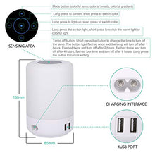 Carica l'immagine nel visualizzatore di Gallery, Lampada da tavolo USB, lampada comodino a LED con 4 porte di Usb Lamp - Ilgrandebazar