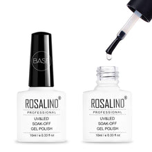Carica l'immagine nel visualizzatore di Gallery, ROSALIND Smalto Semipermanente Base e Top Coat 10ml Smalti e - Ilgrandebazar