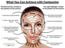 Carica l'immagine nel visualizzatore di Gallery, Aesthetica Cosmetics Contour and highlighting Powder Foundation... - Ilgrandebazar
