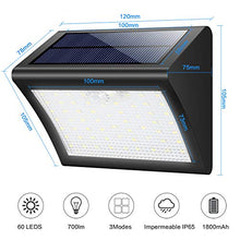 Carica l'immagine nel visualizzatore di Gallery, Luce Solare Esterno, Yacikos 【Super Luminoso】 60 LED Lampada con... - Ilgrandebazar