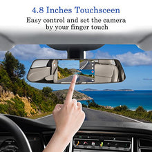 Carica l'immagine nel visualizzatore di Gallery, 【2020 Nuova Versione】 CHORTAU Telecamera per Auto da 4,8 pollici Touchscreen...