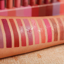 Carica l'immagine nel visualizzatore di Gallery, Valuemakers Rossetti liquidi mat,liquid lipstick, set 12 Pcs matt lip gloss - Ilgrandebazar