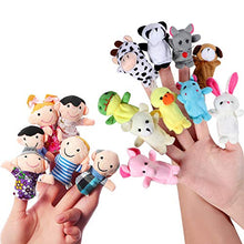 Carica l'immagine nel visualizzatore di Gallery, Joinfun 28pcs Set di Pupazzi da Dito per Bambini 22pcs Cartoon Animal Hand... - Ilgrandebazar