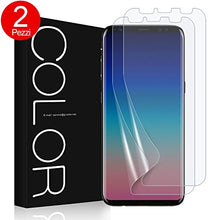 Carica l'immagine nel visualizzatore di Gallery, Pellicola Galaxy S9, [2 Pezzi] G-Color Trasparente in TPU Senza... - Ilgrandebazar