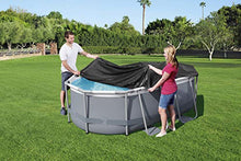 Carica l'immagine nel visualizzatore di Gallery, Flowclear 58424 Copripiscina Power Steel Frame, Grau, 300x200x84 cm Grau