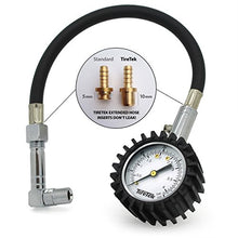 Carica l'immagine nel visualizzatore di Gallery, TireTek Flexi-Pro - Misuratore di pressione per pneumatici auto e moto,...