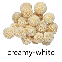 Carica l'immagine nel visualizzatore di Gallery, INVISIKAYAK Craspedia Globosa Materiale Fiore Immortal 40pcs, Creamy-white - Ilgrandebazar
