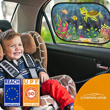 Carica l'immagine nel visualizzatore di Gallery, Tendine parasole auto 51 x 31 cm (Confezione da 2), 2_tartaruga extra scuro